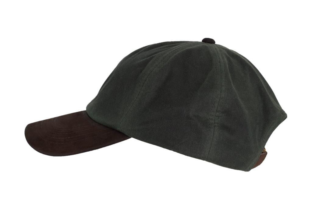 Hazy Blue Wax Stallington Baseball Cap Waxed Cotton Suede Leather Peak - Premium clothing from Hazy Blue - Just $14.99! Shop now at Warwickshire Clothing