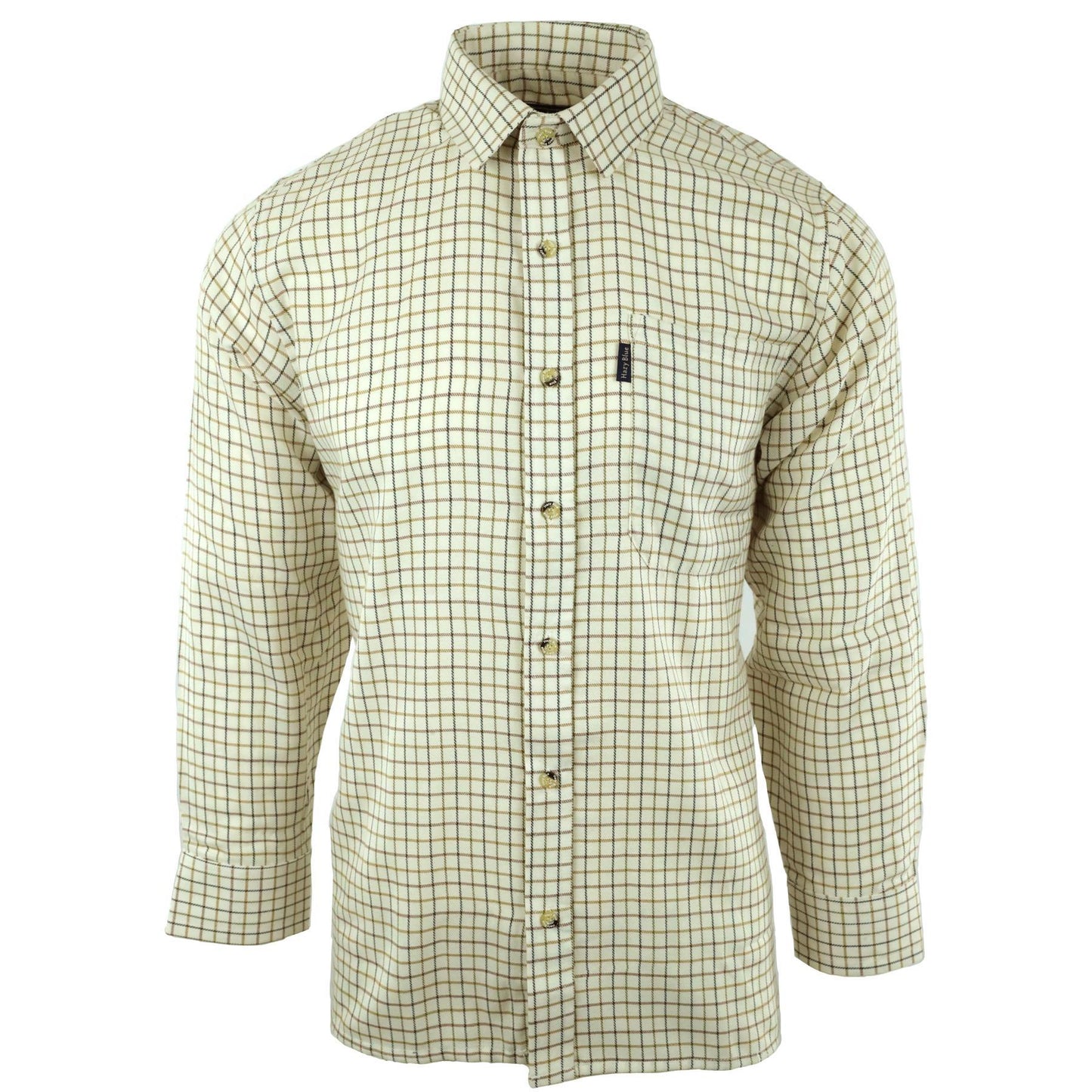 Hazy Blue Mens Long Sleeve Country Check Shirt - Fleece Lined - Premium clothing from Hazy Blue - Just $24.99! Shop now at Warwickshire Clothing