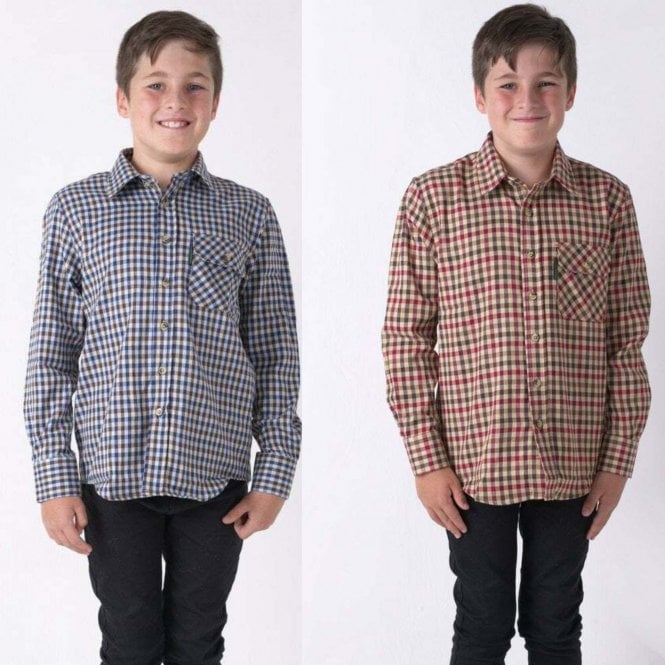 Country Classics Kids Long Sleeve Check Shirt - Highclere - Just $14.99! Shop now at Warwickshire Clothing. Free Dellivery.