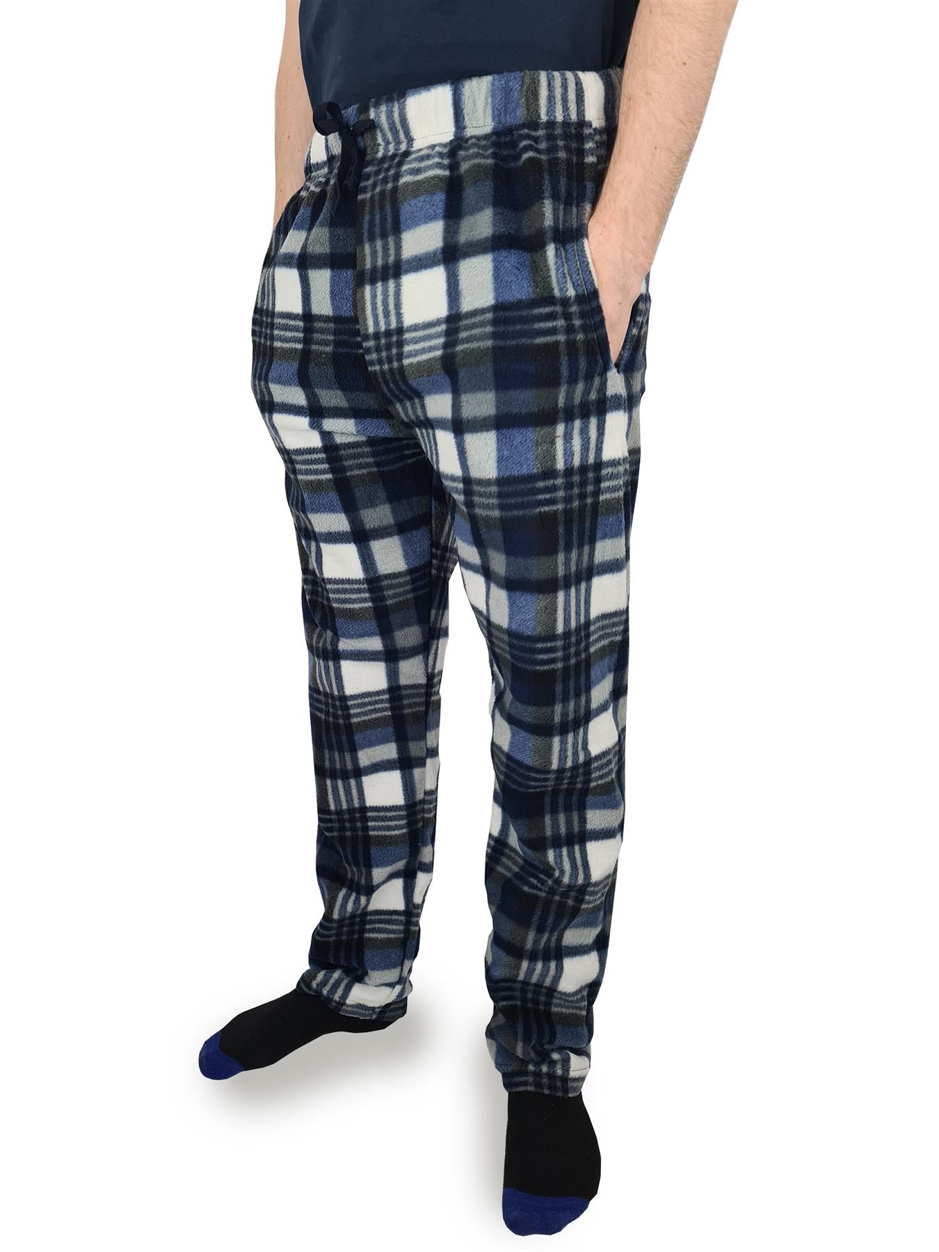 Hazy Blue Paxton Mens Fleece Pyjamas Bottoms - Premium clothing from Hazy Blue - Just $12.99! Shop now at Warwickshire Clothing