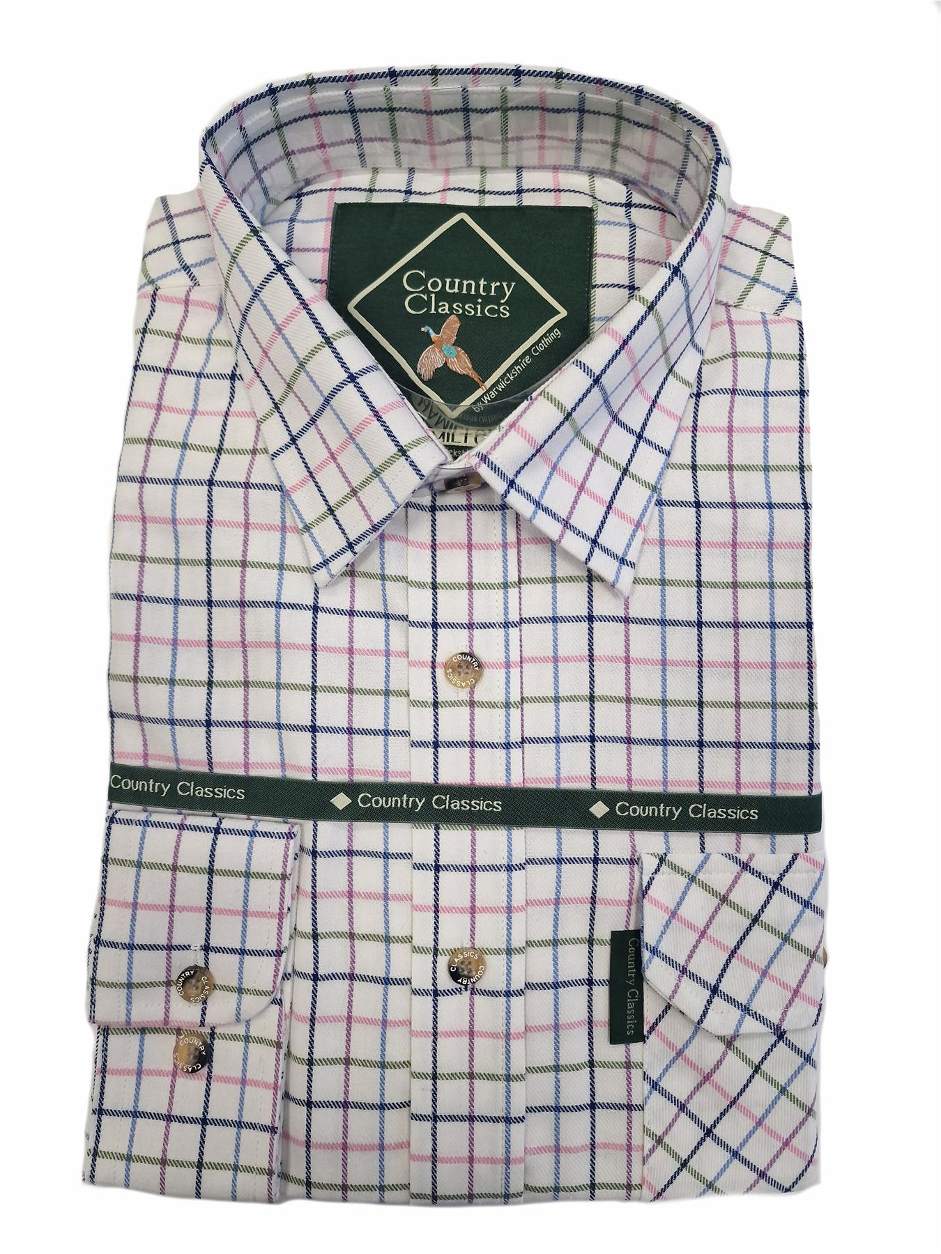 Country Classics Mens Long Sleeve Check Shirt - Hamilton