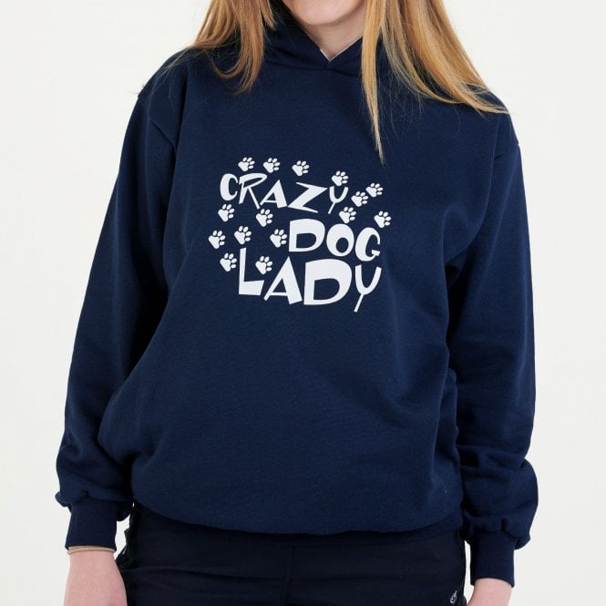 Hazy Blue Womens Hooded Sweatshirts - Crazy Dog Lady - Premium clothing from Hazy Blue - Just $18.50! Shop now at Warwickshire Clothing