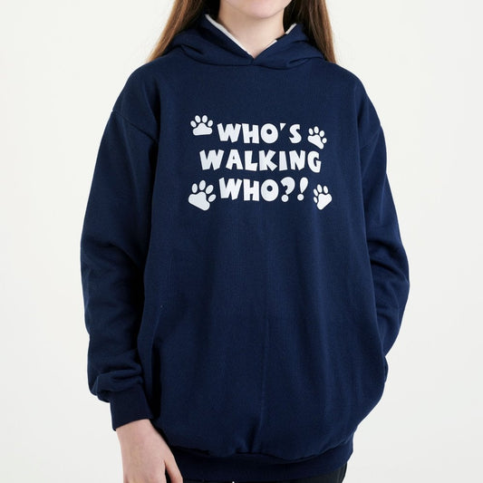 Hazy Blue Womens Hooded Sweatshirts -  Whos Walking Who - Premium clothing from Hazy Blue - Just $17.99! Shop now at Warwickshire Clothing