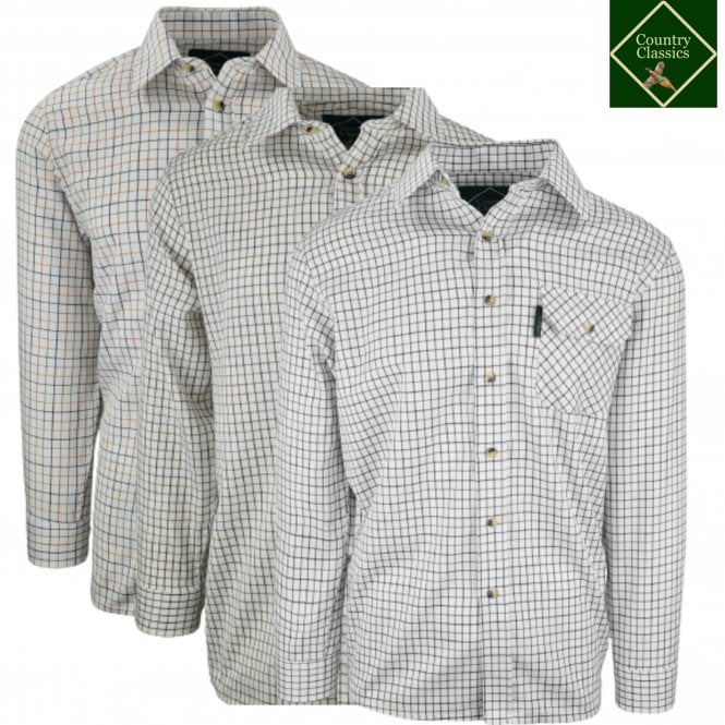 Country Classics Mens Long Sleeve Check Shirt - Tattersall